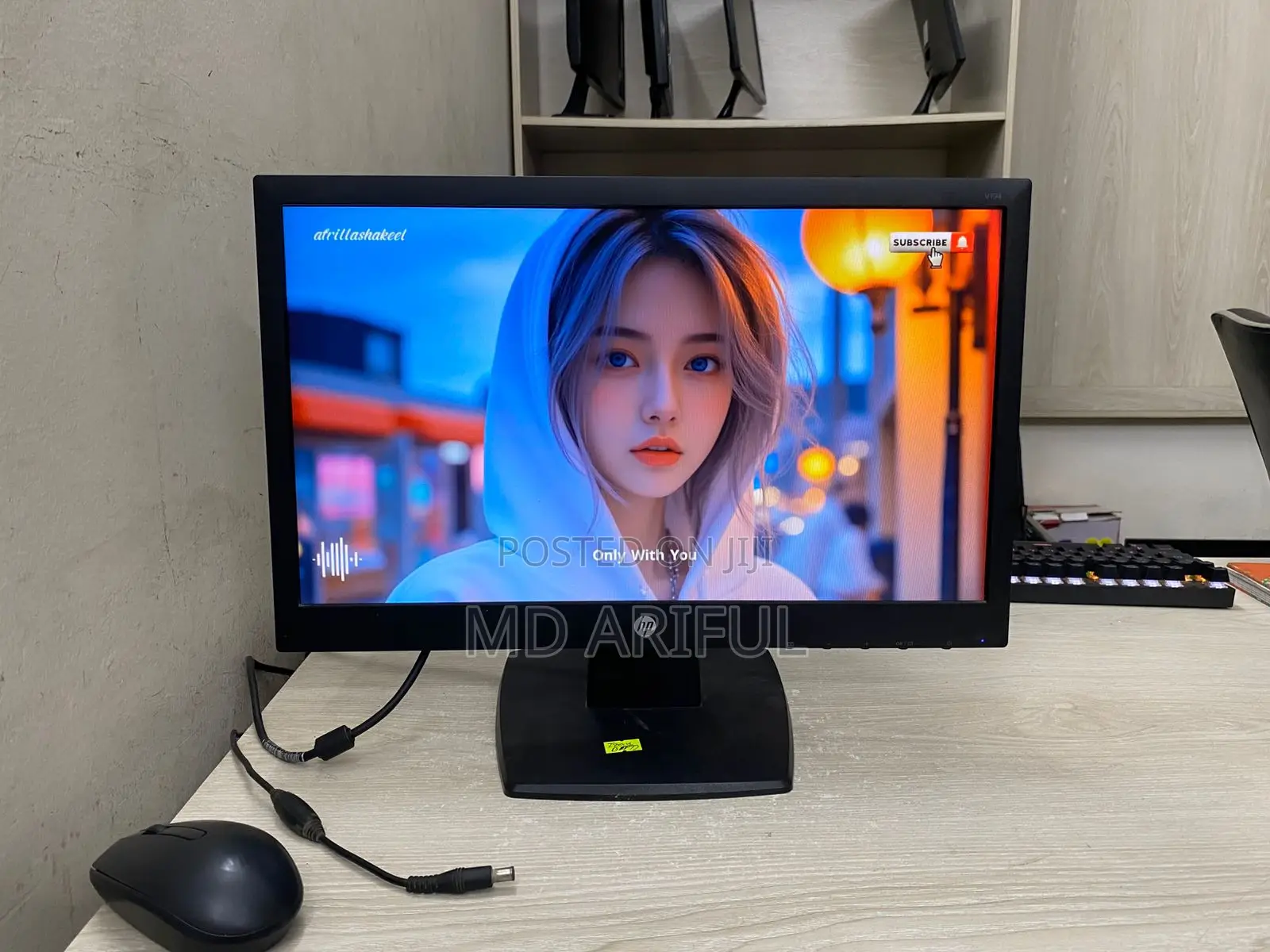 Hp 19"Inch Slim Led Full Fresh Monitor