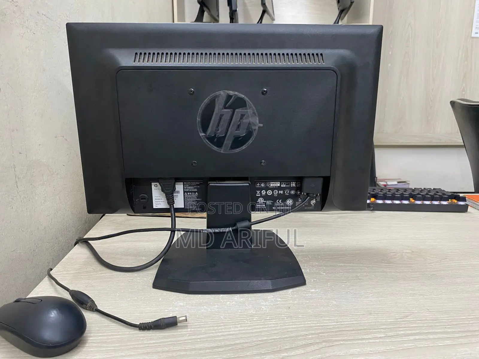 Hp 19"Inch Slim Led Full Fresh Monitor