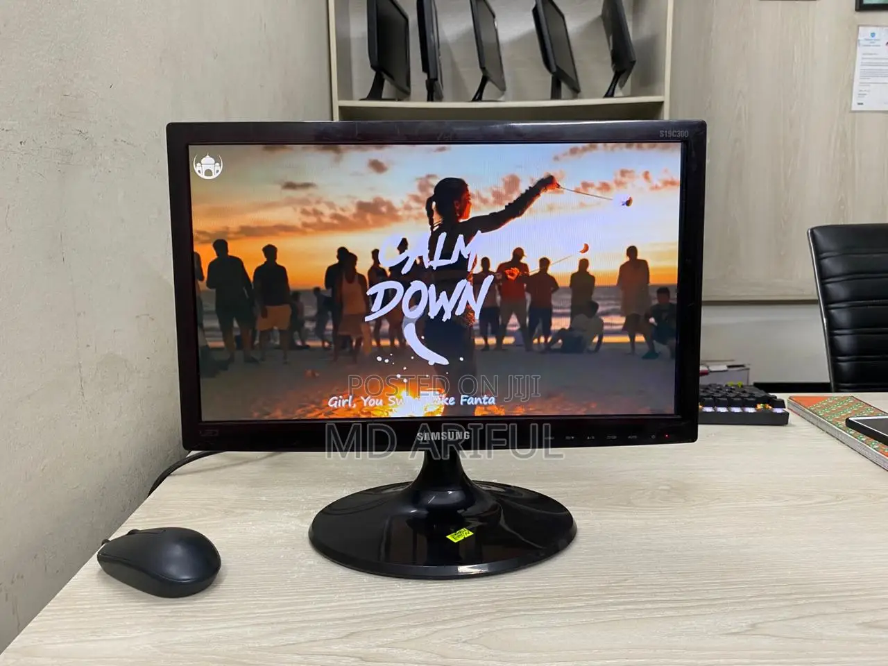 Samsung Original Brand 19"Inch Led Full Fresh Monitor ( S19c300 )