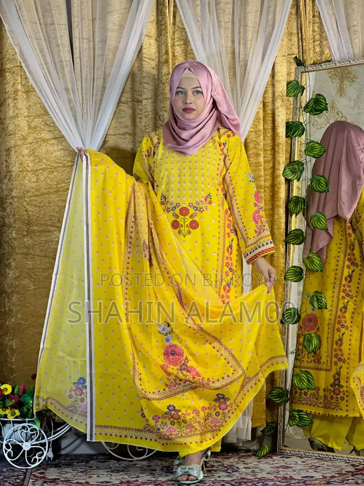 Indian Weightless Georgette Three-Piece