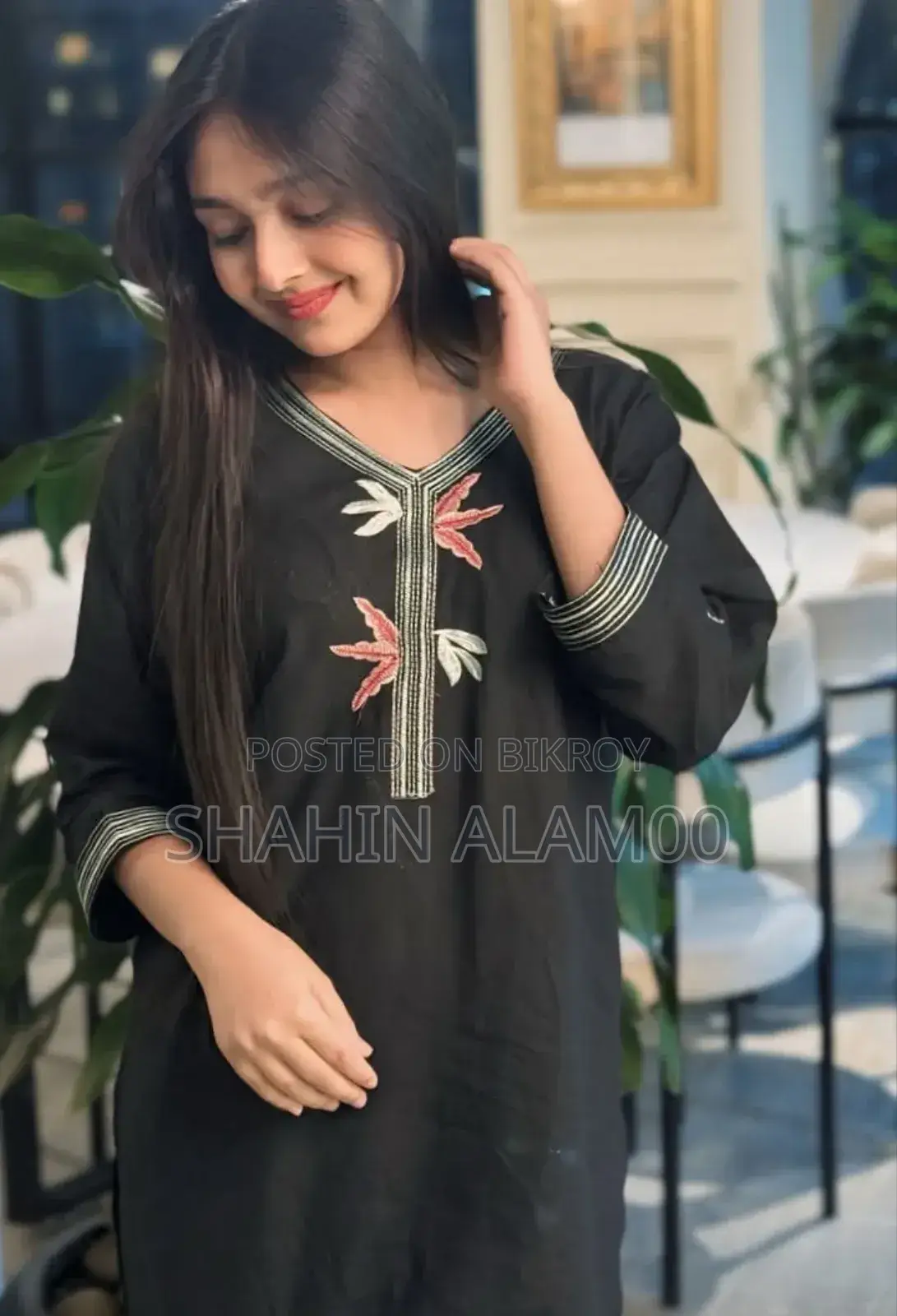 এমব্রয়ডারি কটন কো-অর্ড সেট