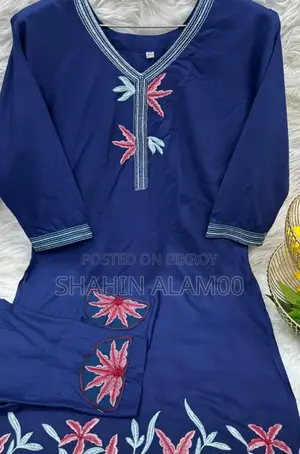 এমব্রয়ডারি কটন কো-অর্ড সেট