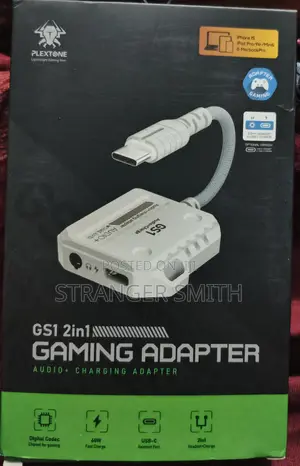 Photo - Plextone Gameing Earphone Converter With First Charge Support Adopter