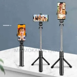 Xt-02 Selfie Stick Tripod With Bluetooth Remote.