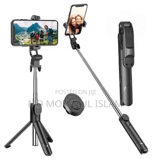 Xt-02 Selfie Stick Tripod With Bluetooth Remote.
