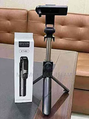 Xt-02 Selfie Stick Tripod With Bluetooth Remote.