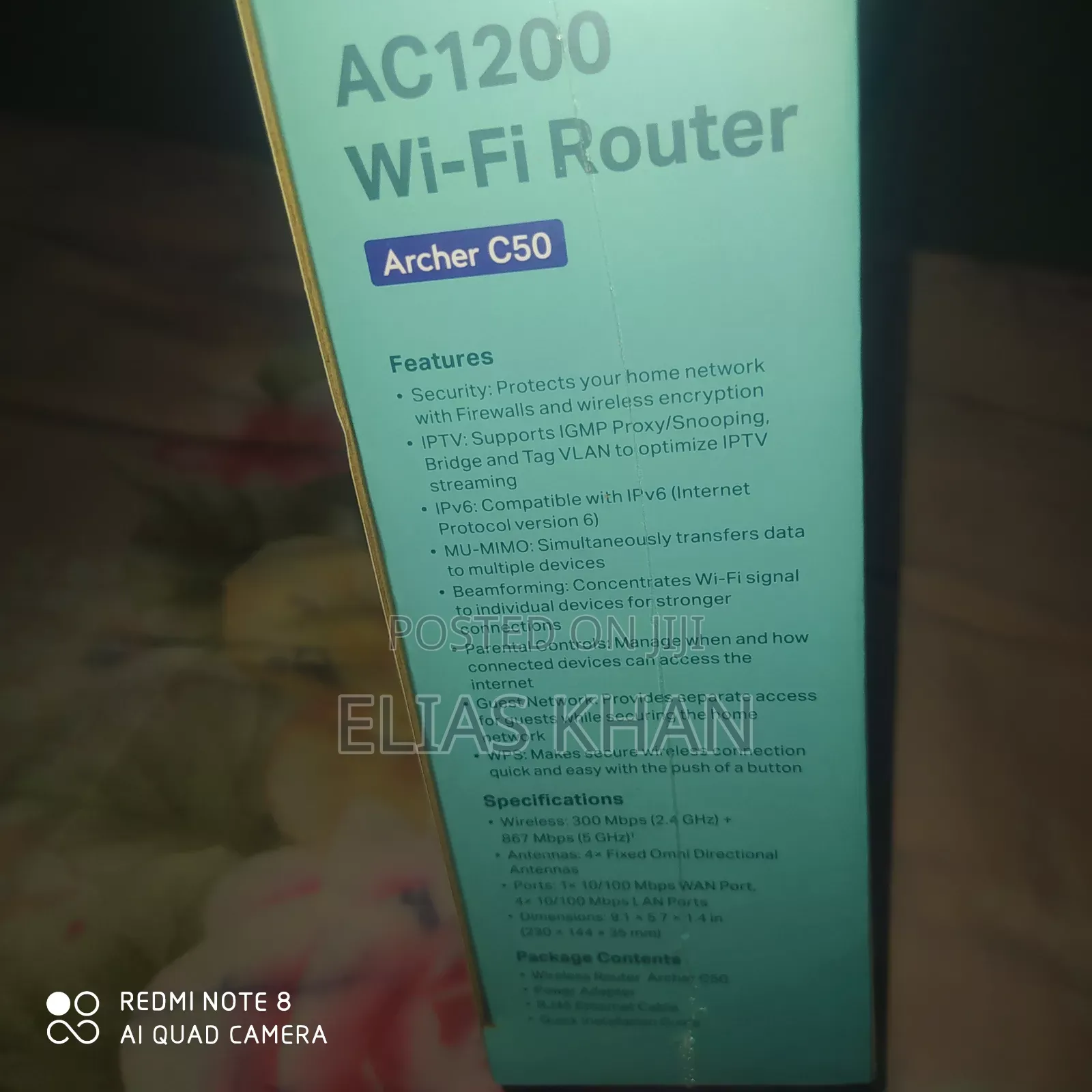Wifi Ac1200 Wi-Fi Router Dual Band Archer C50