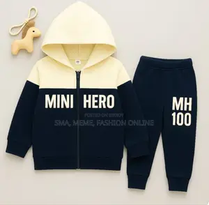 Elegant Stylish Baby Chain Hoody and Trouser Set