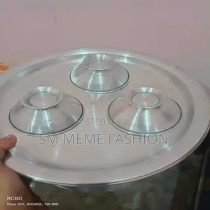 Silver Pitha Maker Size 5 With 3pcs Bati 10 Set