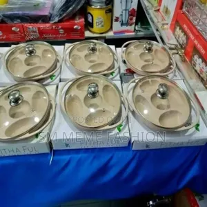 Photo - Marble Coated Nonstic Aluminum Die Casting Pitha or Cake Pan With Glas
