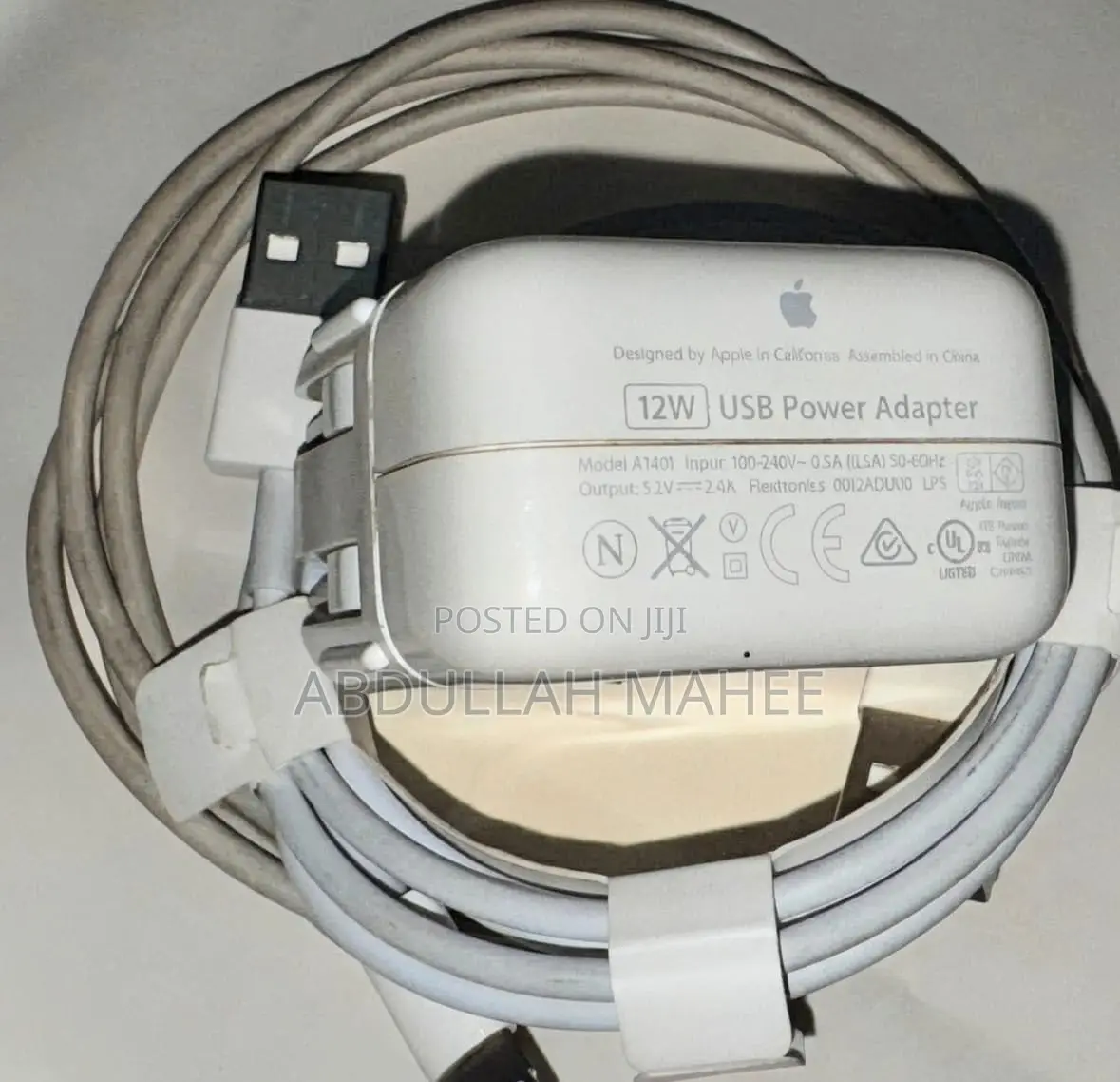 Apple 12w Usb Power Adapter+2 Cables
