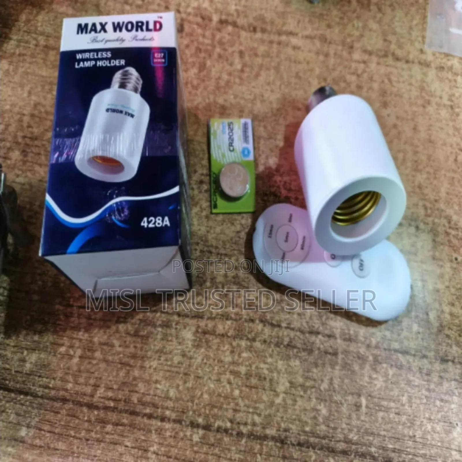 Smart World Wireless Lamp Holder (Remote Control )