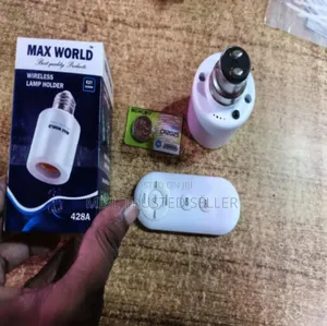 Smart World Wireless Lamp Holder (Remote Control )