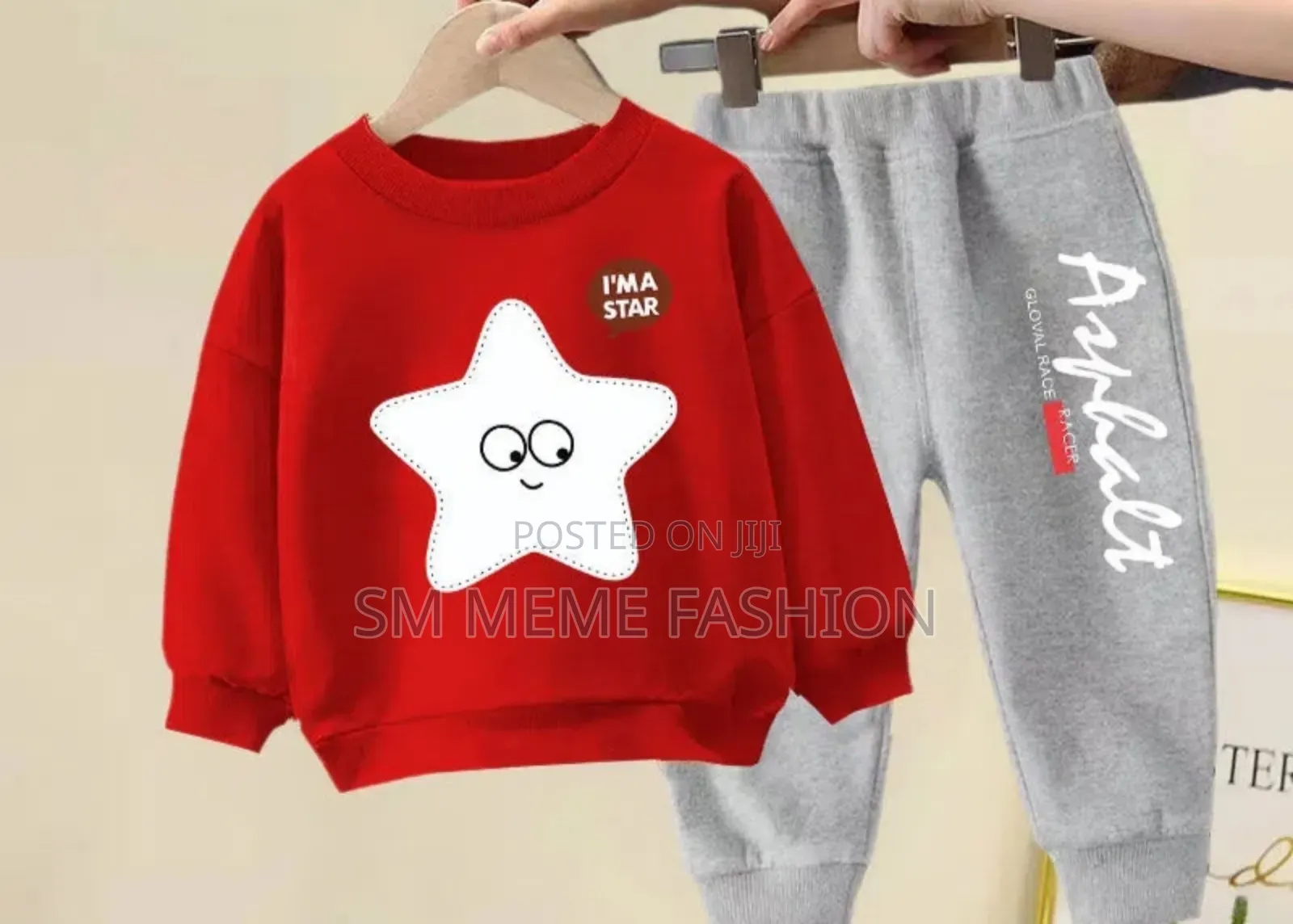 Elegant Stylish Baby Sweetshart and Trouser Set