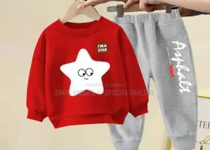 Elegant Stylish Baby Sweatshirt and Trouser Set