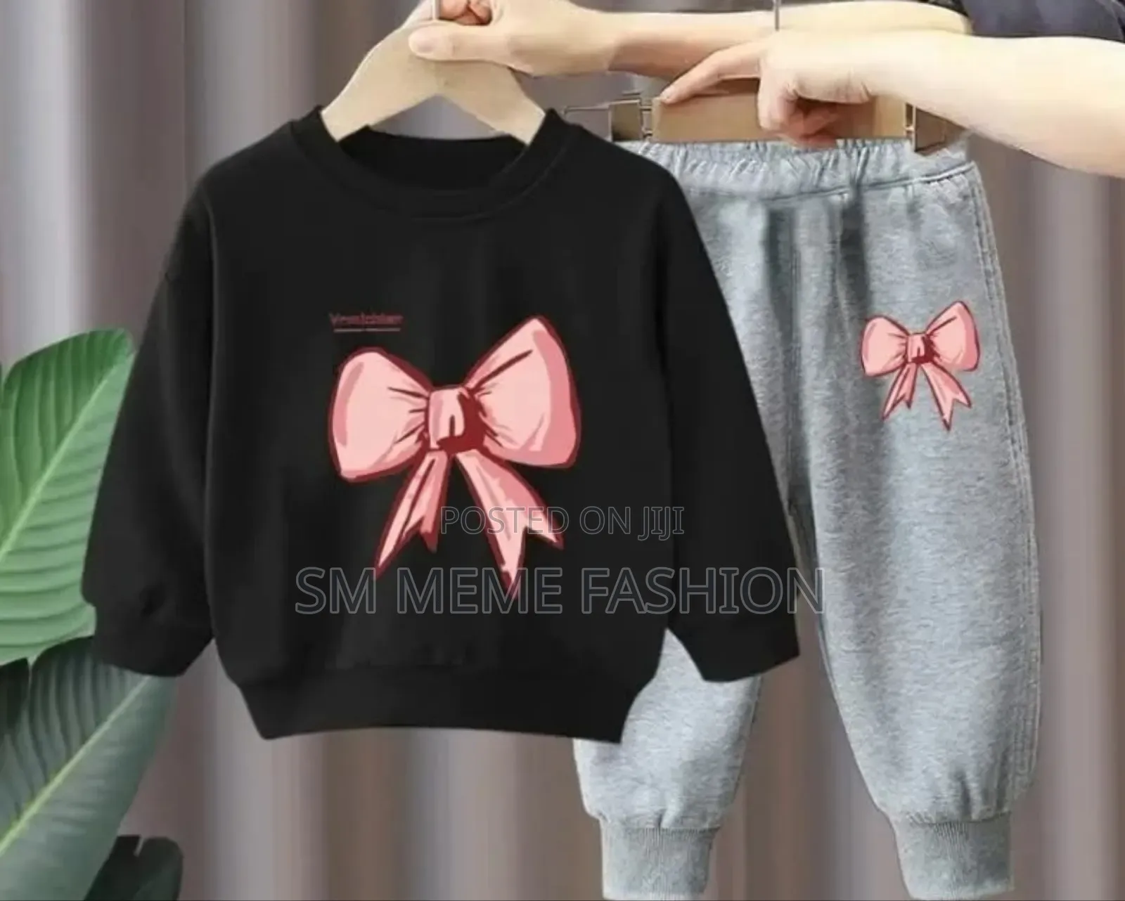 Elegant Stylish Baby Sweetshart and Trouser Set