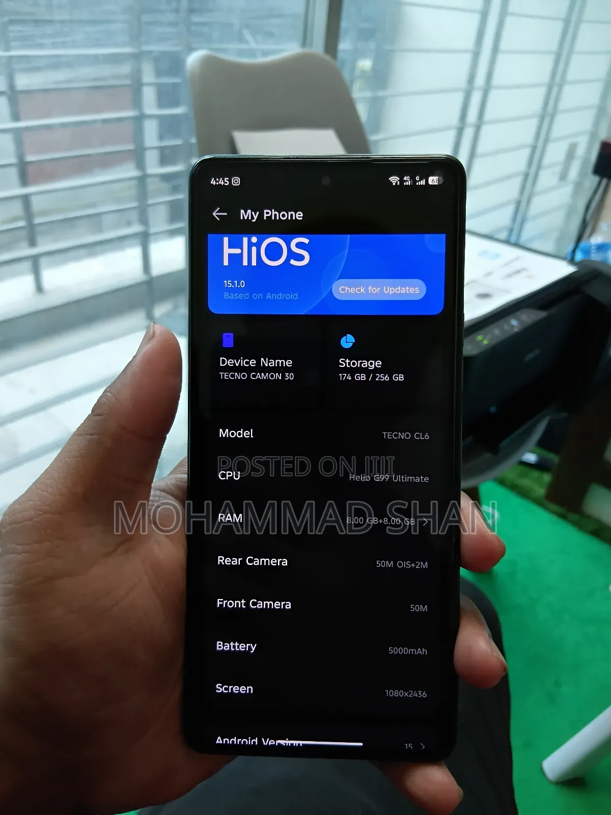 Tecno Camon 30 256 GB Black