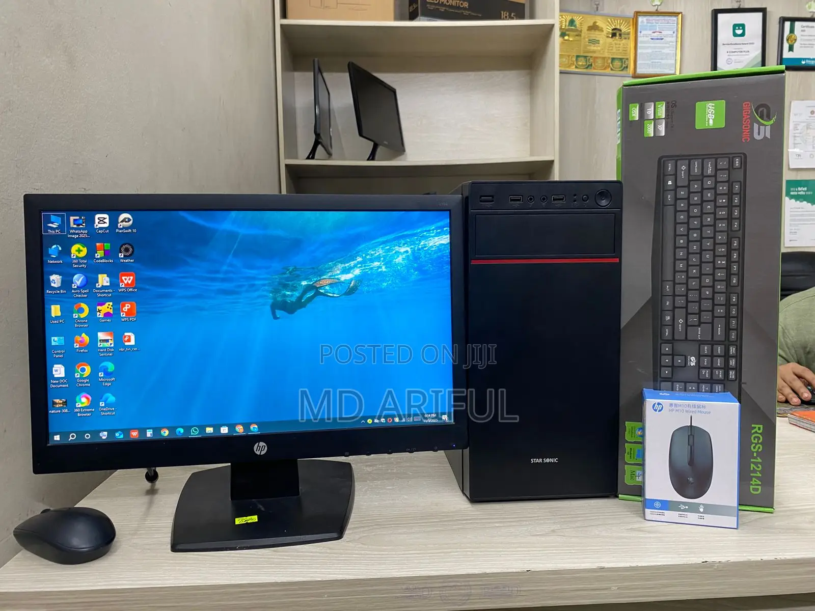 Desktop Computer 8GB Intel Core I5 SSD 128GB