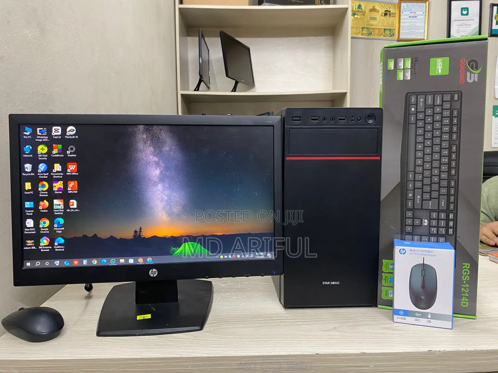 Desktop Computer 8GB Intel Core I5 SSD 128GB