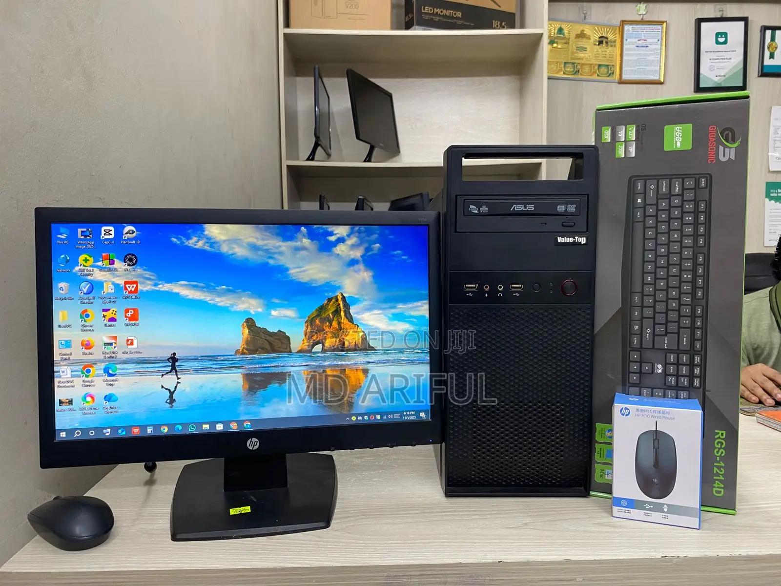 Desktop Computer 4GB Intel Core I3 SSD 128GB