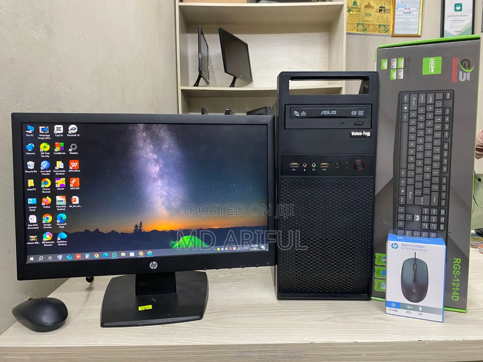 Desktop Computer 4GB Intel Core I3 SSD 128GB