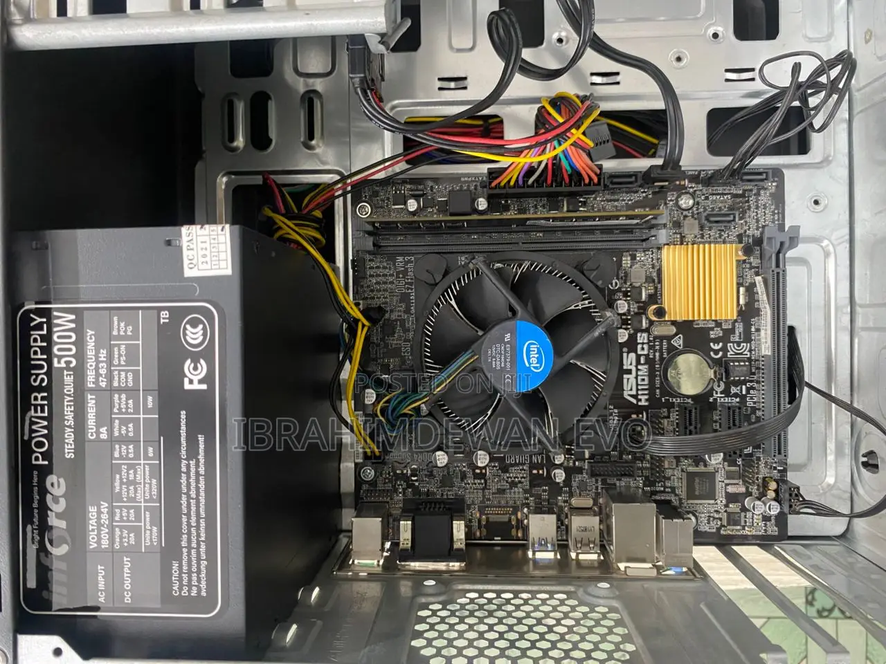 Desktop Pc Intel Core I3 7th Gen 3.90ghz, 8gb Ram DDR- 4, Ssd: 240gb