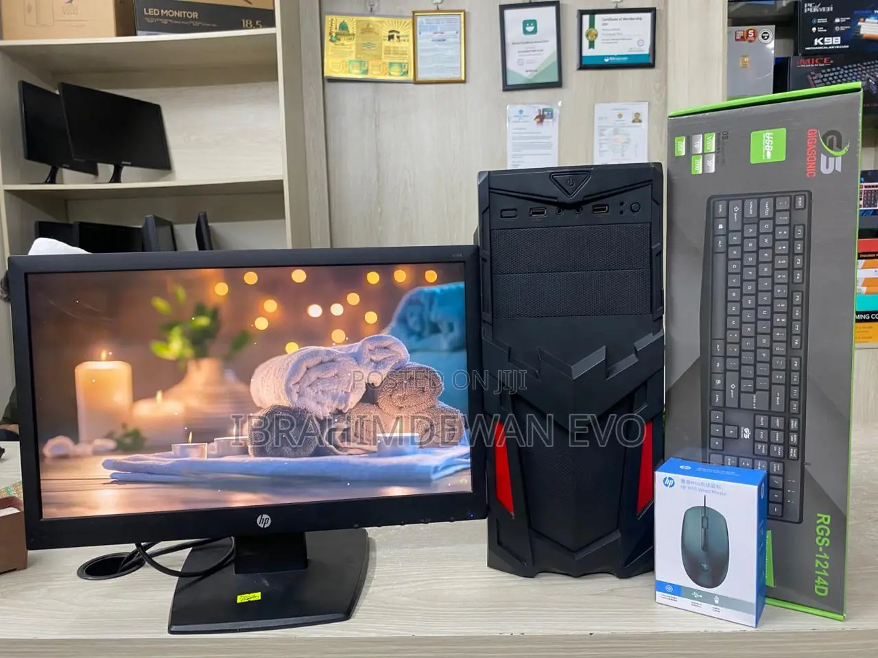 Desktop Computer Asus 8GB Intel Core I3 SSD 128GB