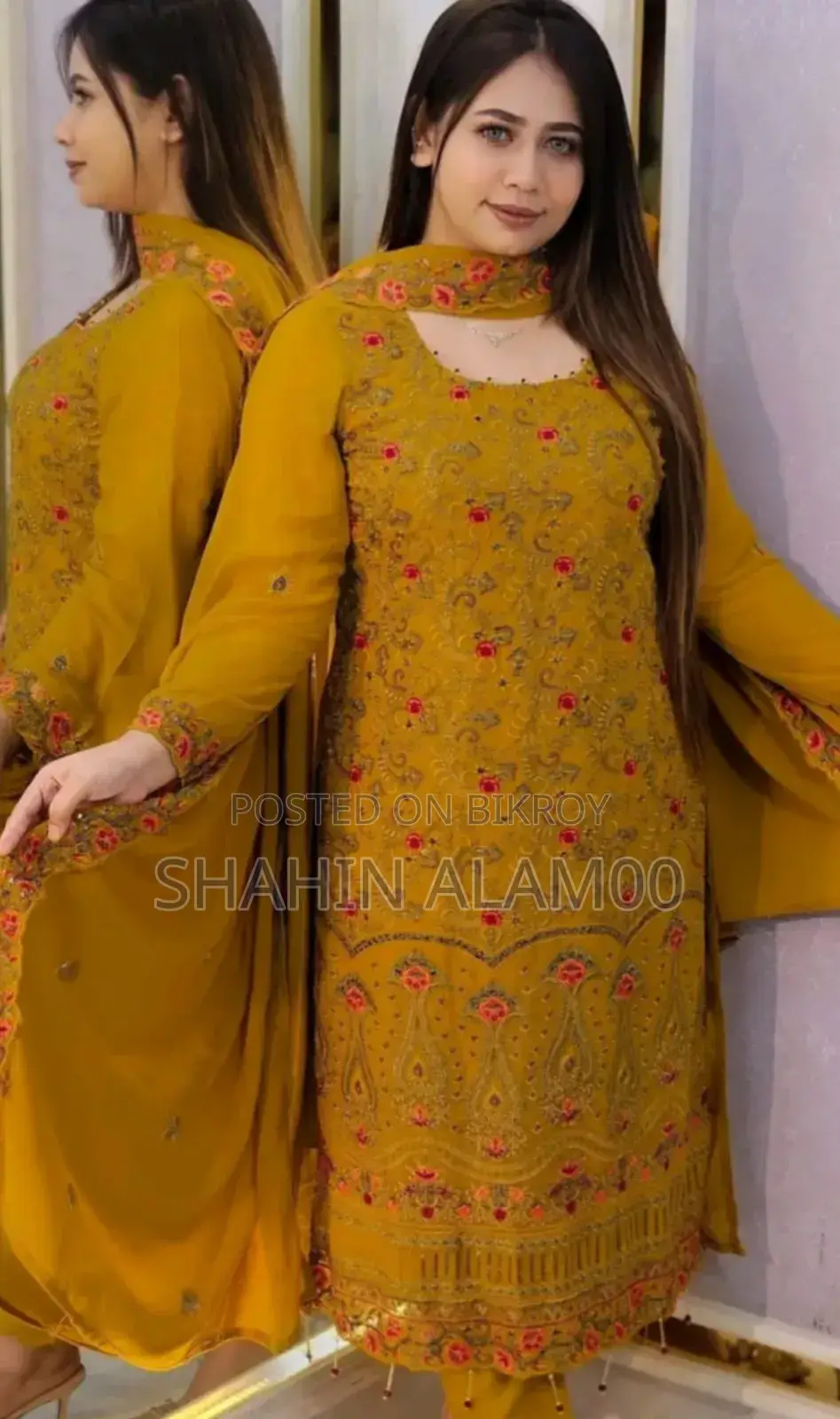 Georgette Embroidery Four Piece