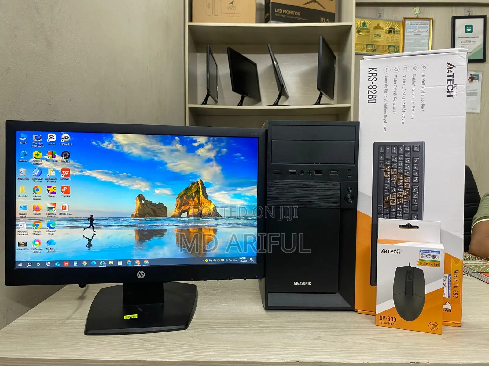 New Desktop Computer 8GB Intel Core I5 SSD 256GB