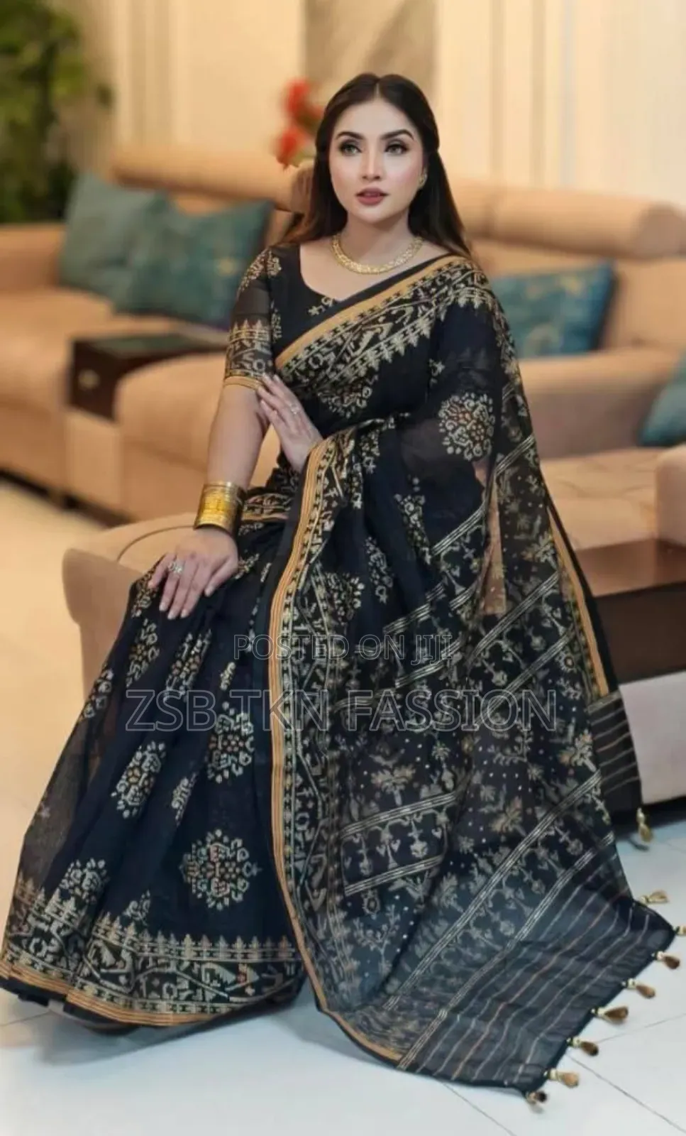 Half Silk Screen Print Saree With Blause PCS নতুন আপডেট