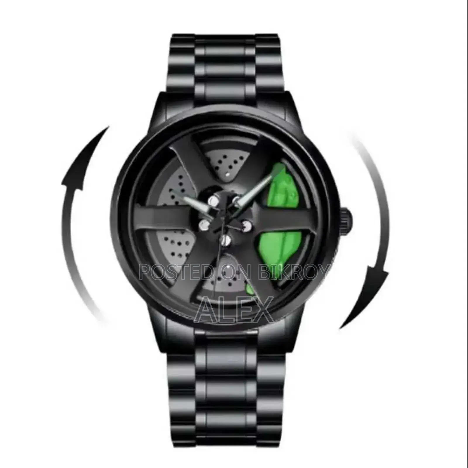 Spinning Rim Watch