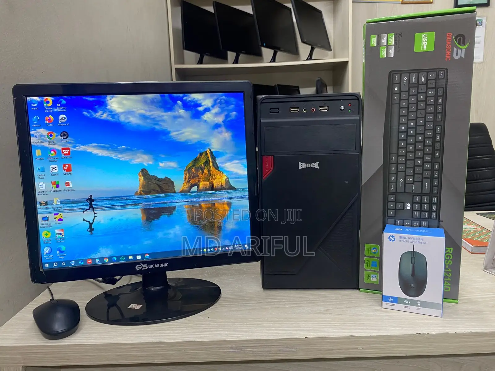 Desktop Computer 4GB Intel Core i3 SSD 128GB