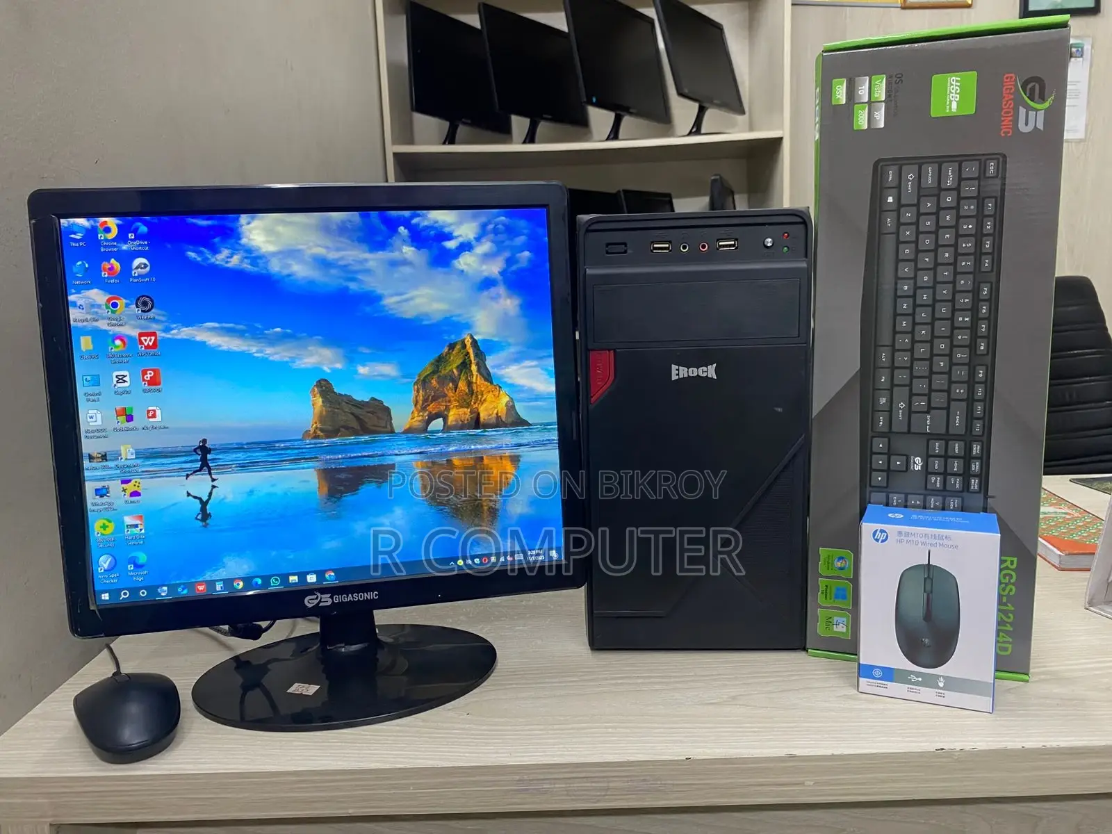 Desktop Computer 4GB Intel Core i3 SSD 128GB