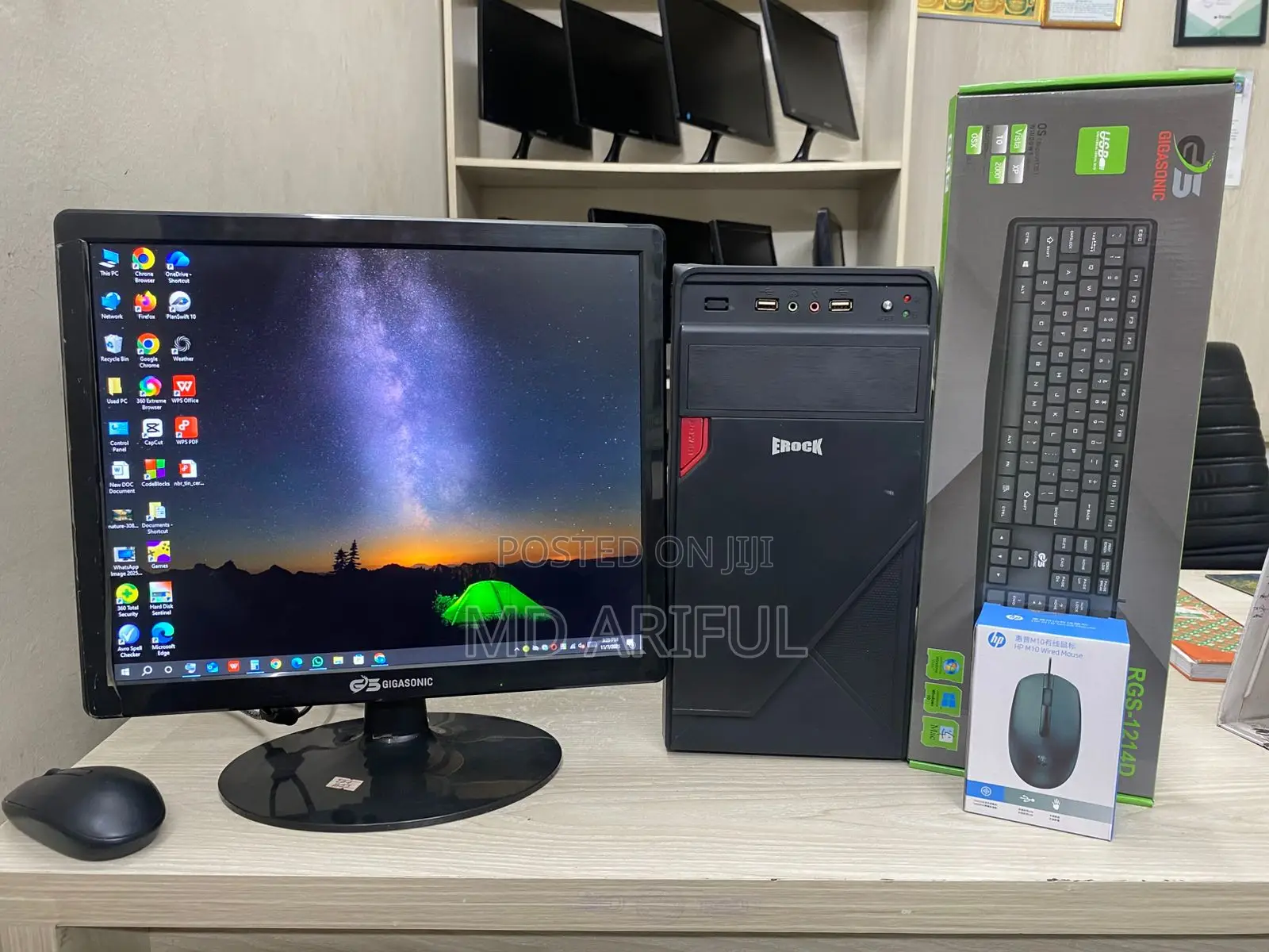 Desktop Computer 4GB Intel Core i3 SSD 128GB