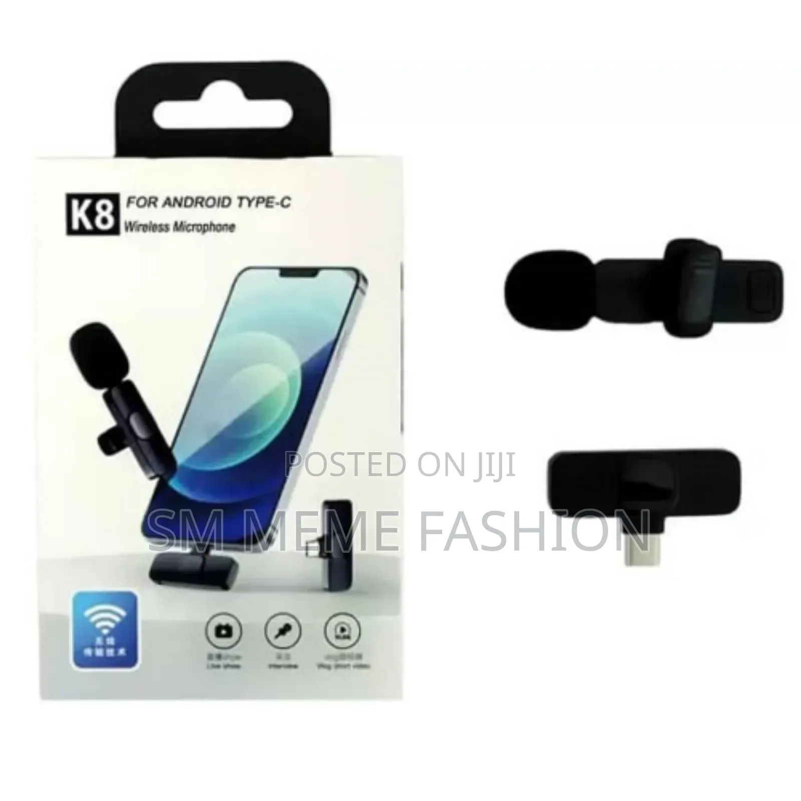  Collar Wireless Microphone for Type C Mobiles / Wireless