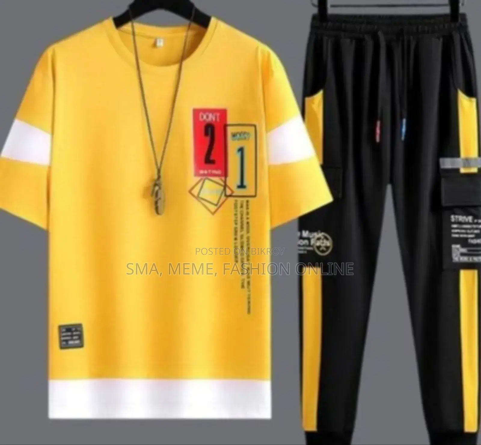Mas T-Shirt Full Pant Set