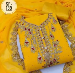 Embroidery Georgette Three Piece