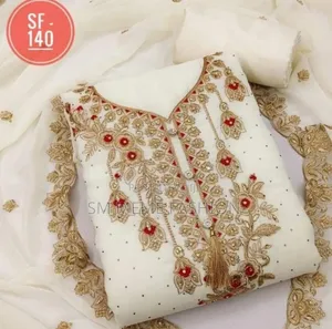 Embroidery Georgette Three Piece