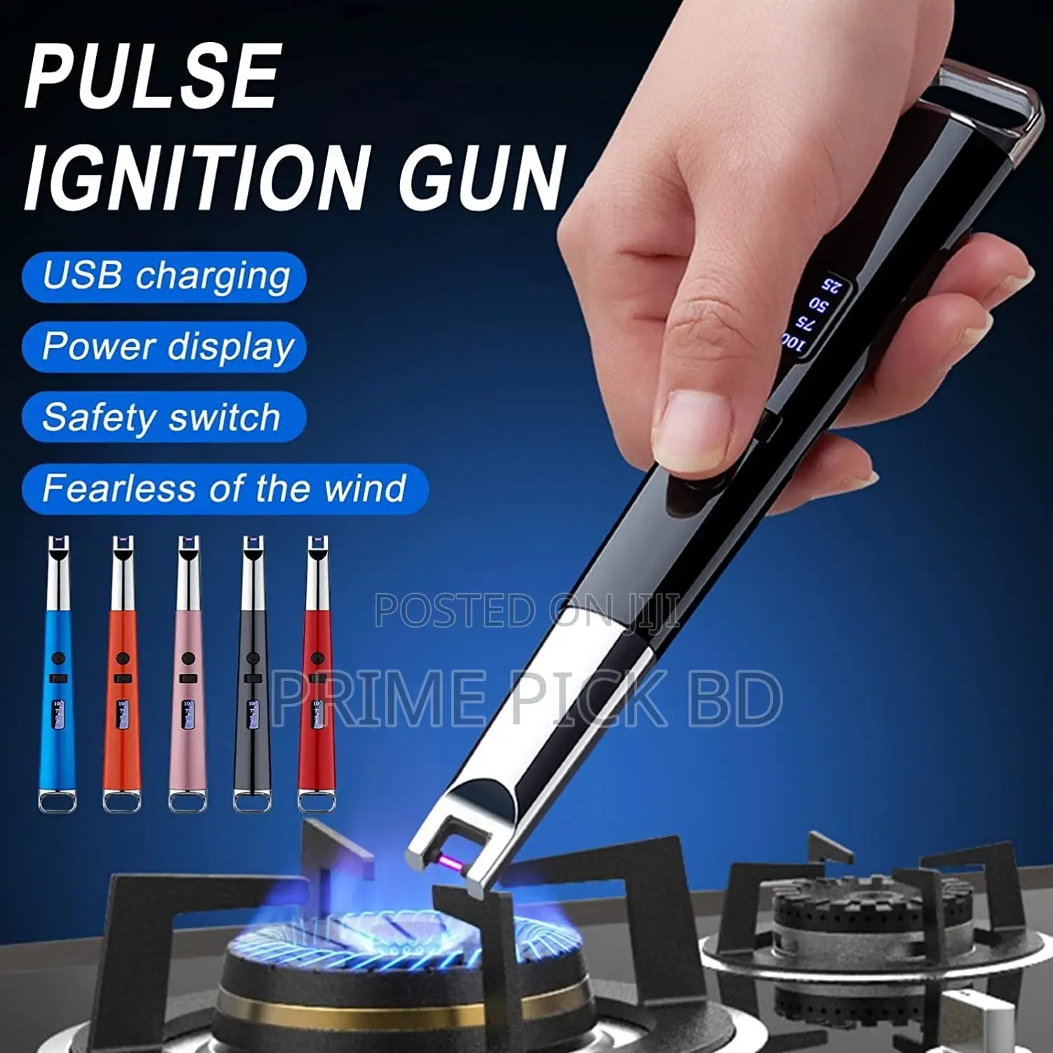 Premium Usb Type-C Rechargeable Arc Electric Gas Lighter – Jl895
