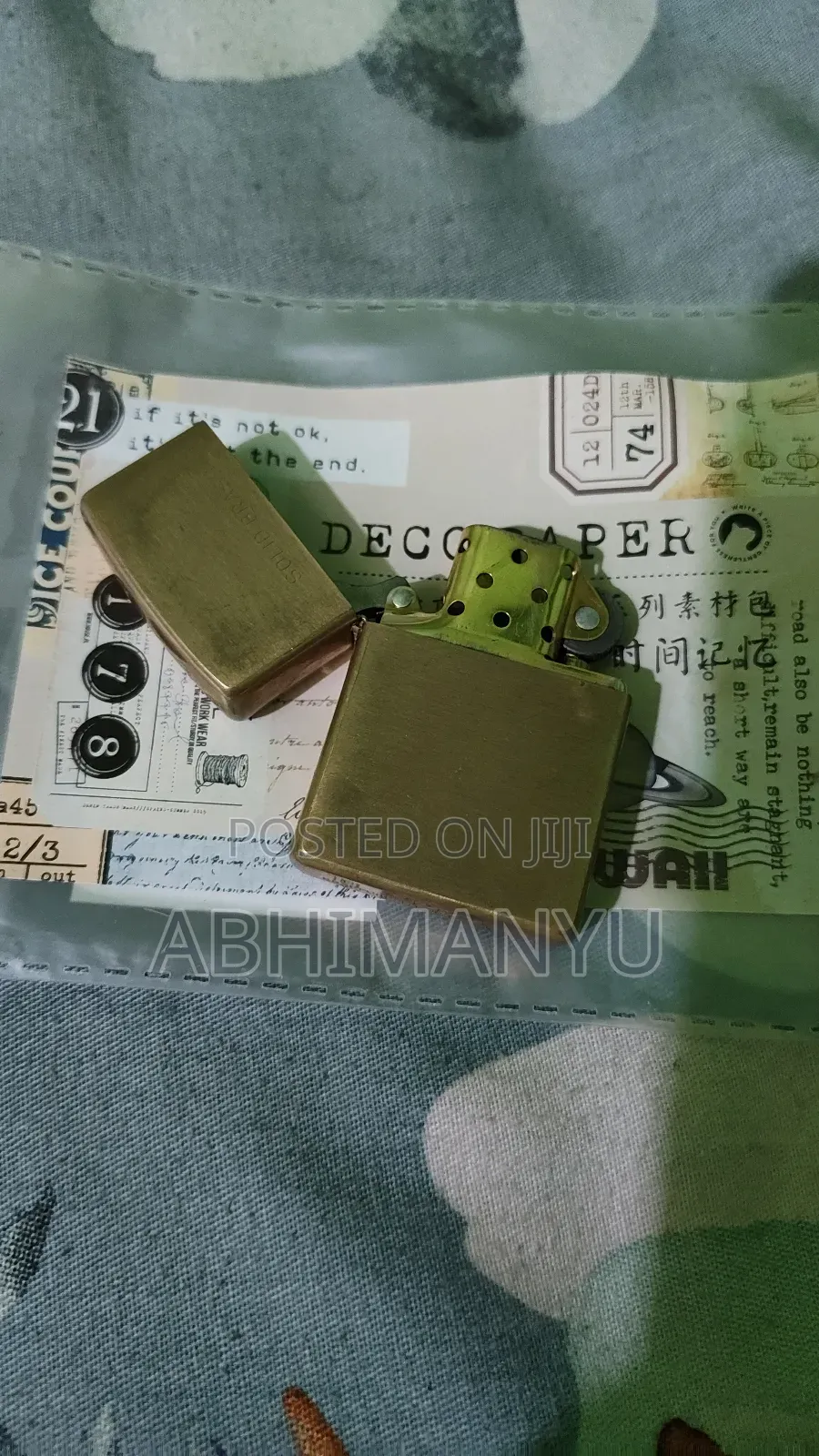 Zippo Solid Brass Polished Lighter