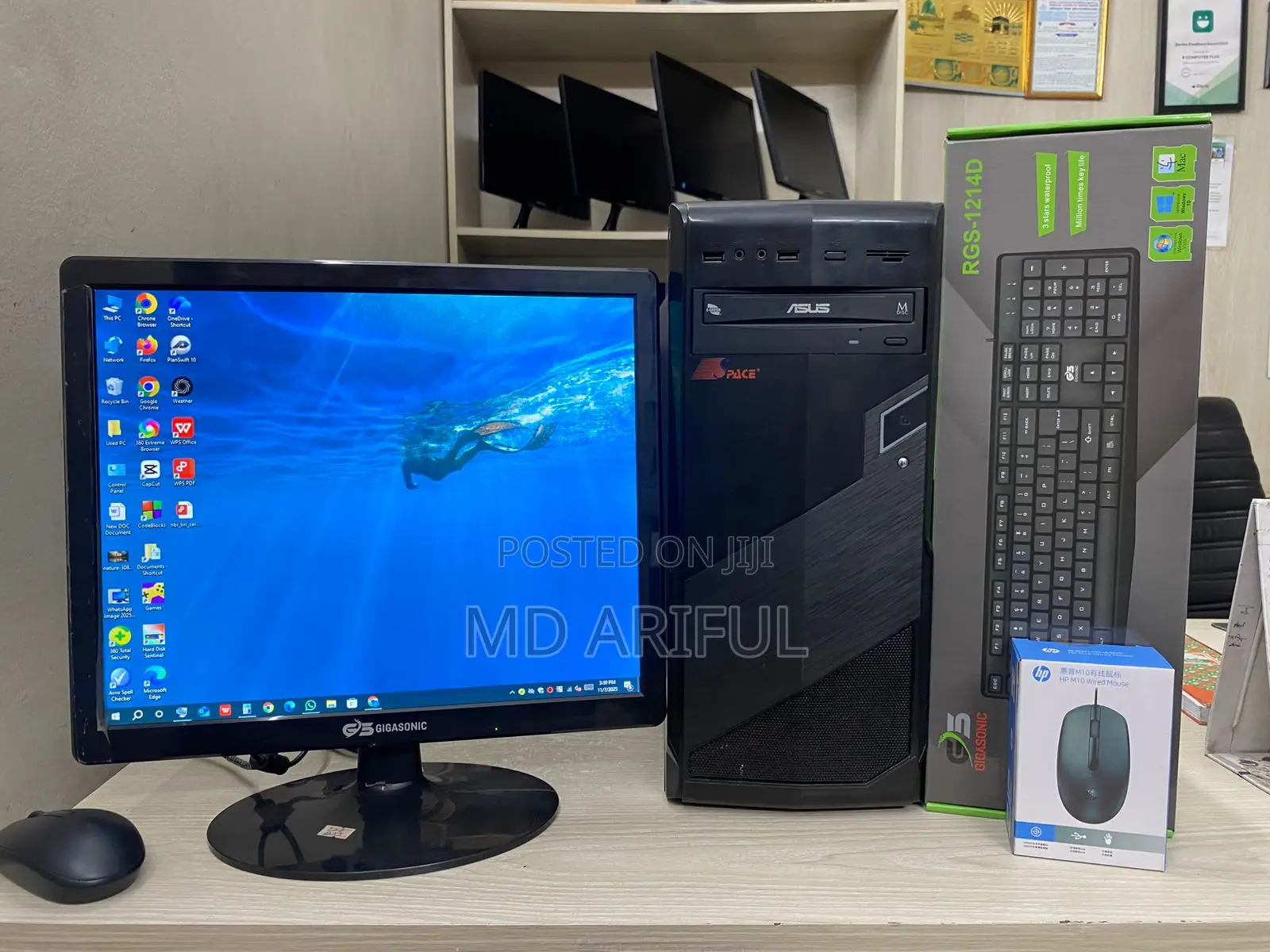 Desktop Computer 8GB Intel Core I5 SSD 128GB