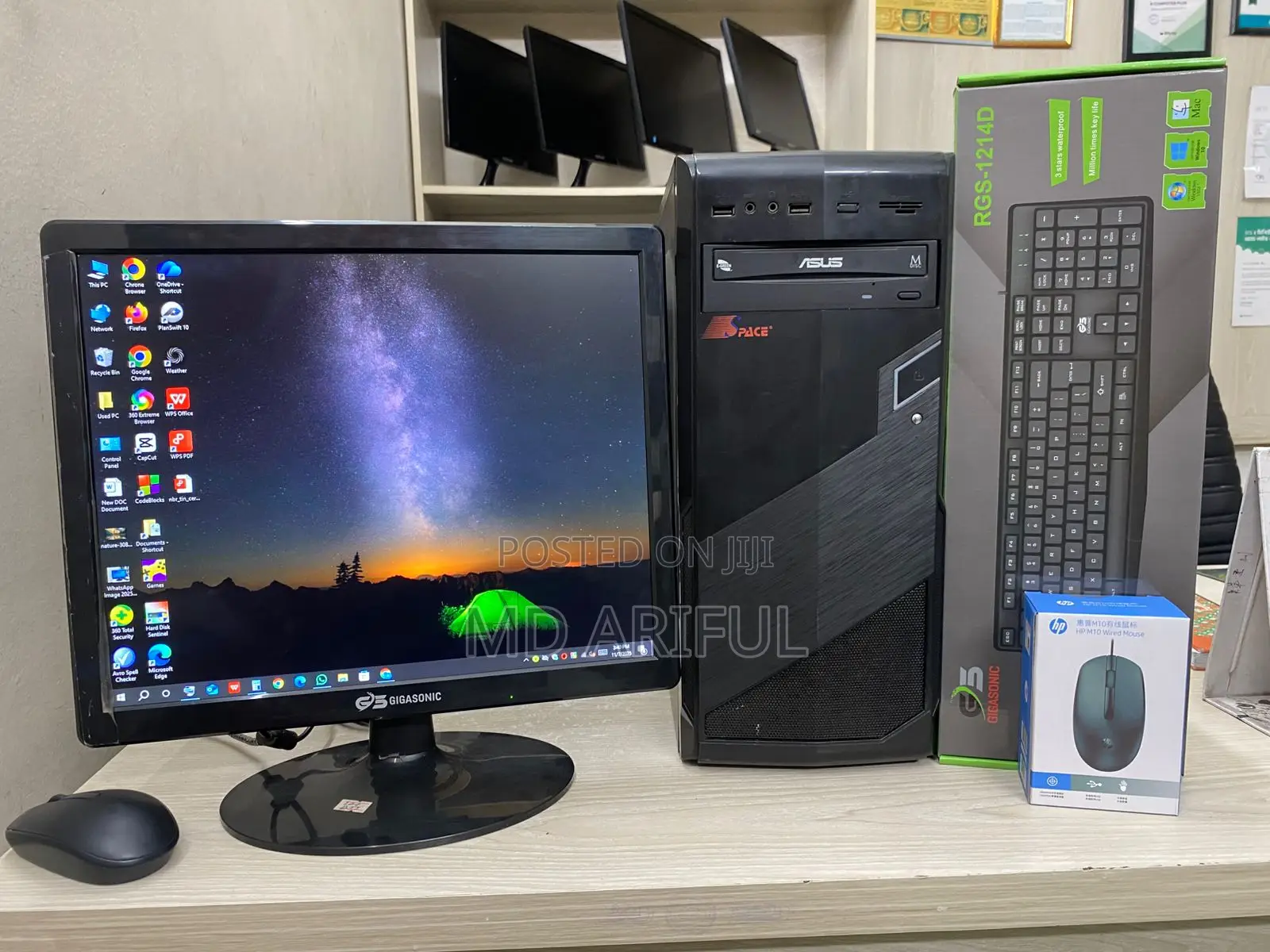 Desktop Computer 8GB Intel Core I5 SSD 128GB