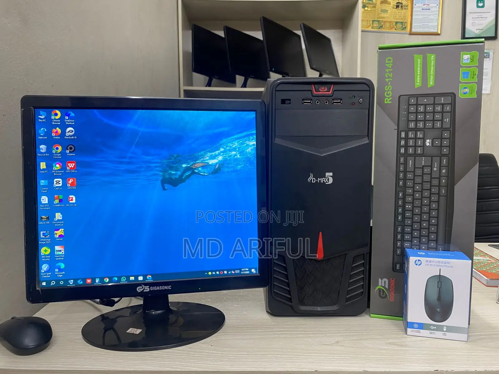 Desktop Computer 4GB Intel Core I3 SSD 128GB