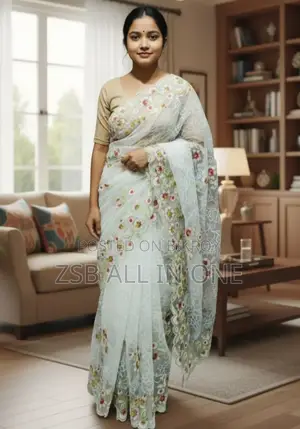 Georgette Organza Saree New Update For Sisters