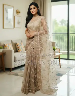 Georgette Organza Saree New Update For Sisters