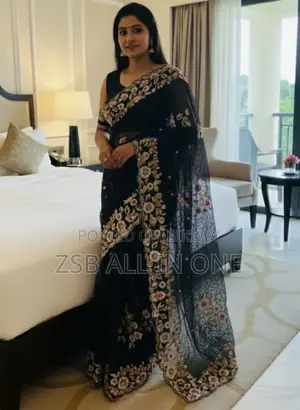 Georgette Organza Saree New Update For Sisters