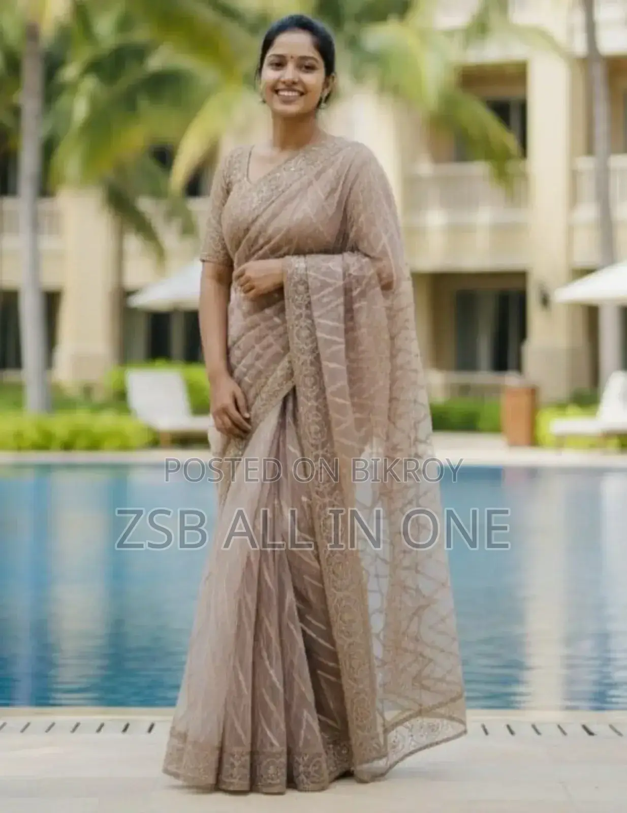 Georgette Organza Saree New Update For Sisters