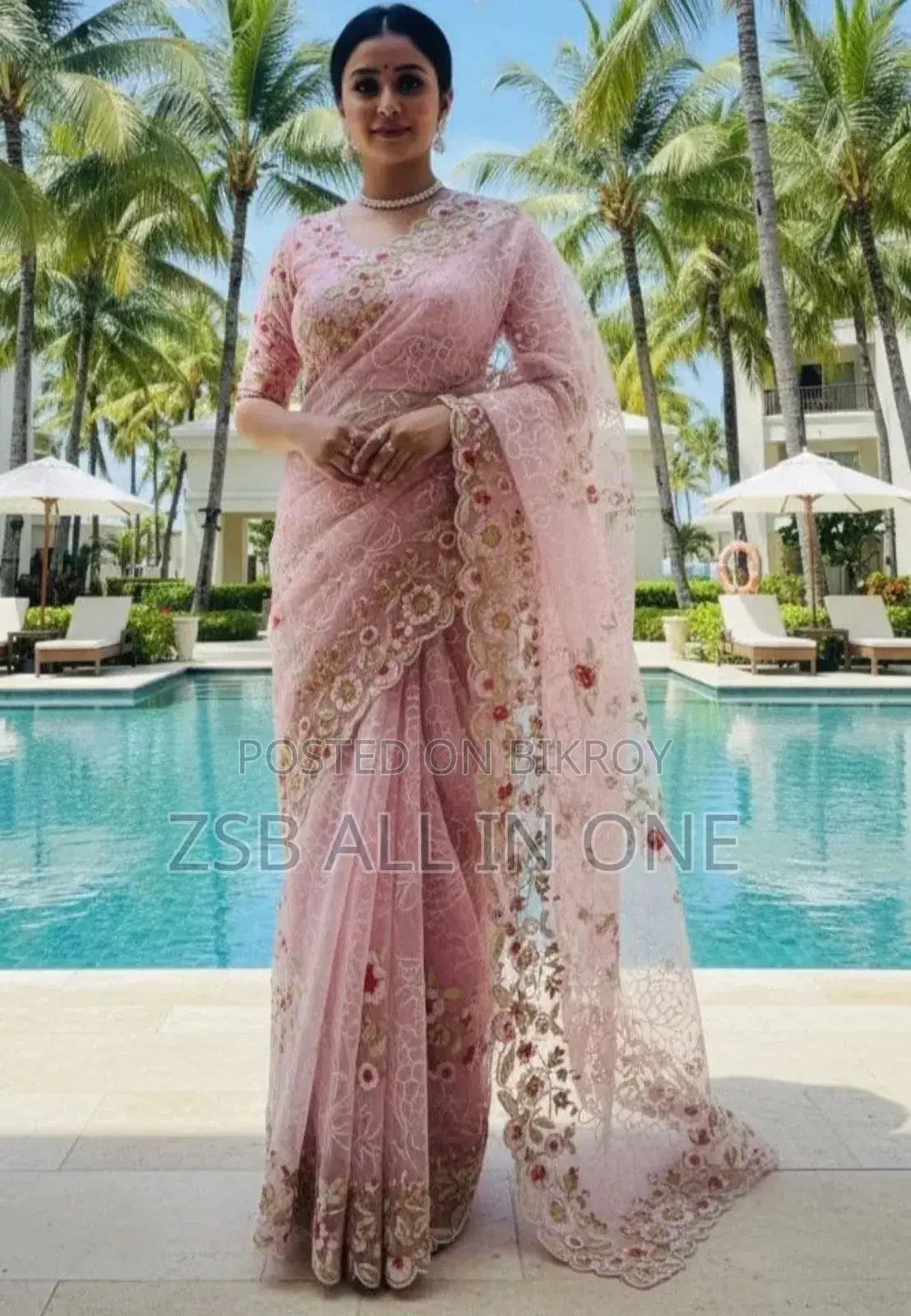Georgette Organza Saree New Update For Sisters