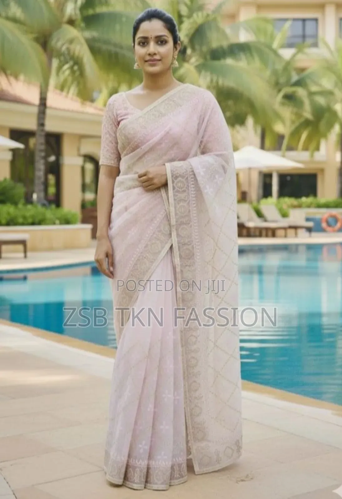 Georgette Organza Saree নতুন আপডেট আপুদের জন্য