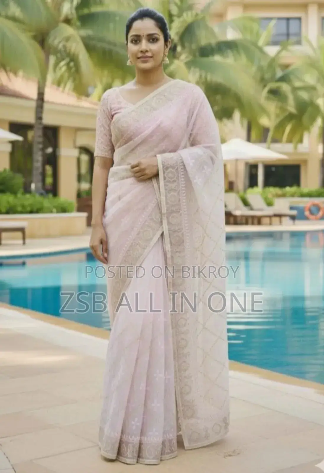 Georgette Organza Saree New Update For Sisters